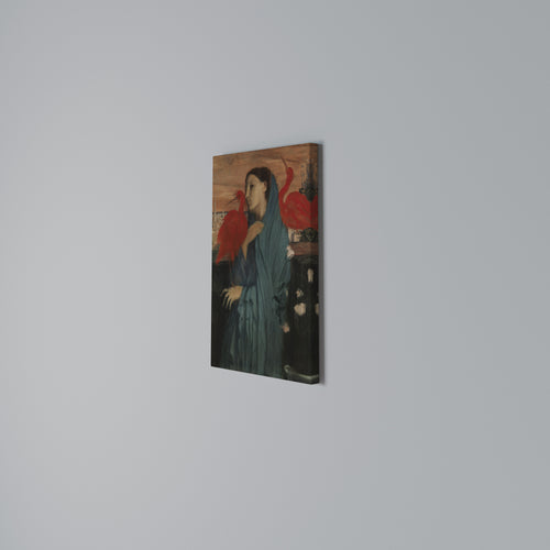 YOUNG WOMAN WITH IBIS Quadro em tela vertical