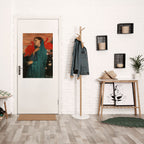 YOUNG WOMAN WITH IBIS Peel and Stick Vertical Poster