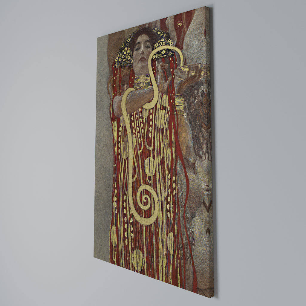 HYGIEIA BY KLIMT Quadro em tela vertical