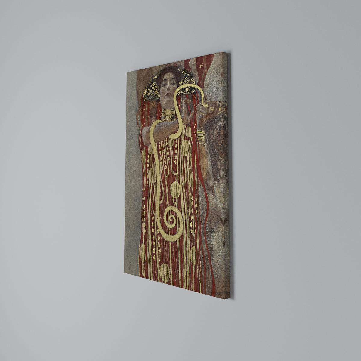 HYGIEIA BY KLIMT Quadro em tela vertical
