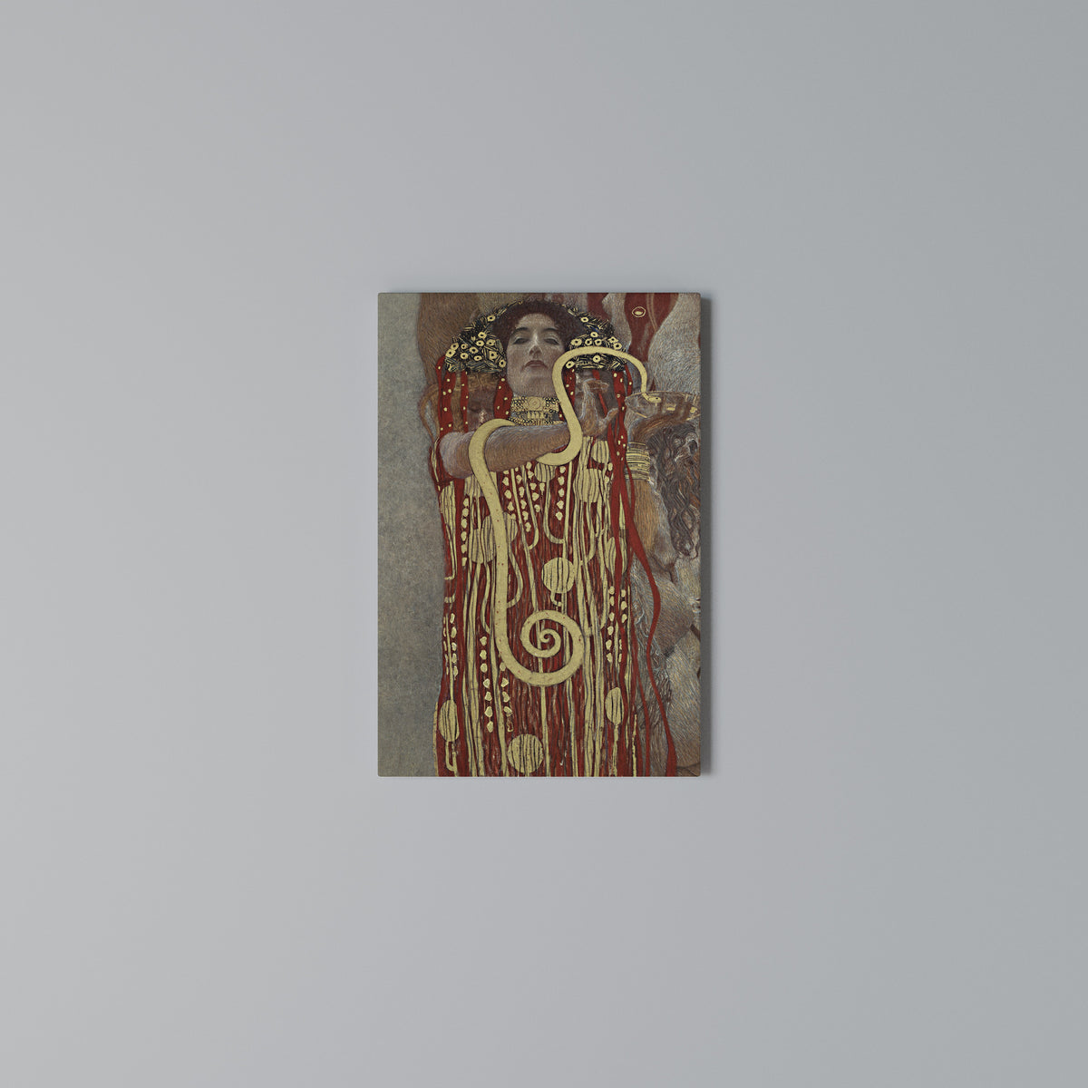 HYGIEIA BY KLIMT Quadro em tela vertical