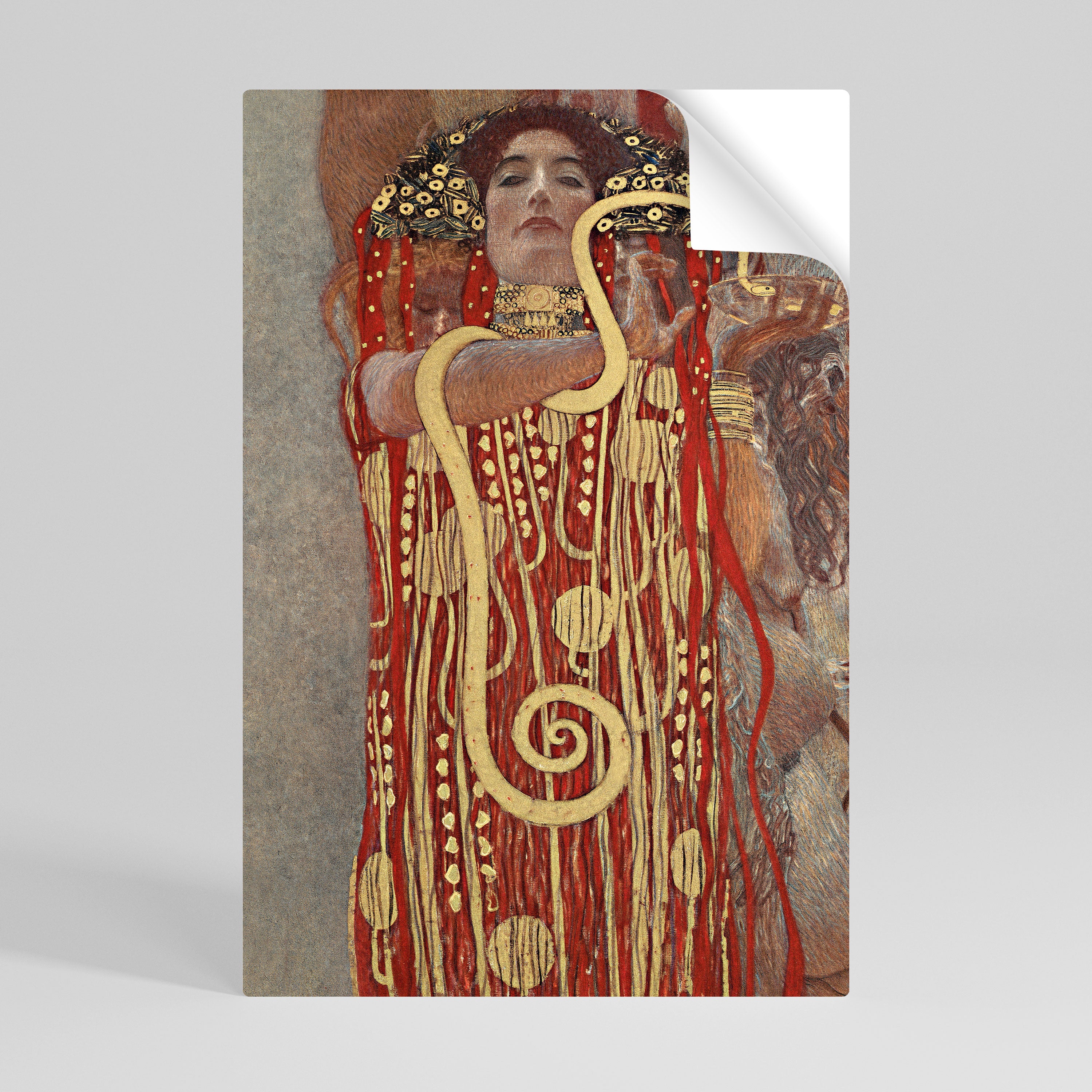 HYGIEIA BY KLIMT Póster Autocolante Vertical