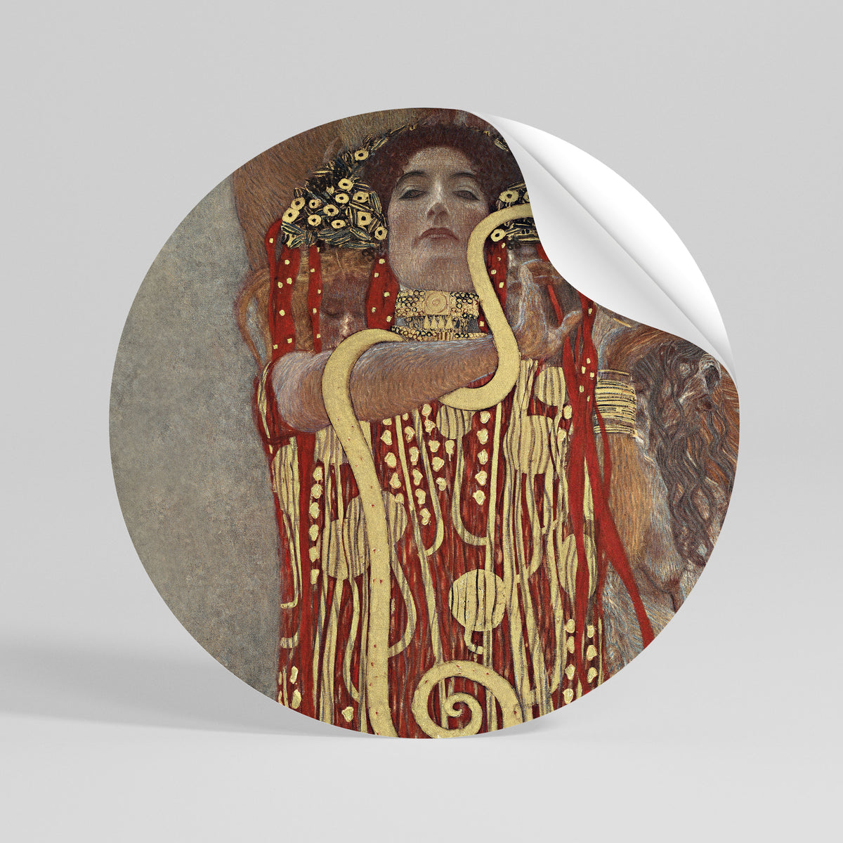 HYGIEIA BY KLIMT Autocolante Redondo Removível