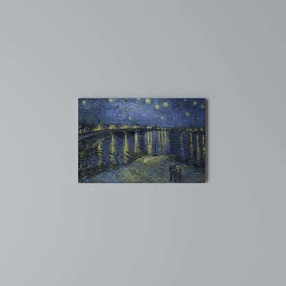 STARRY NIGHT OVER THE RHONE Horizontal Canvas Print
