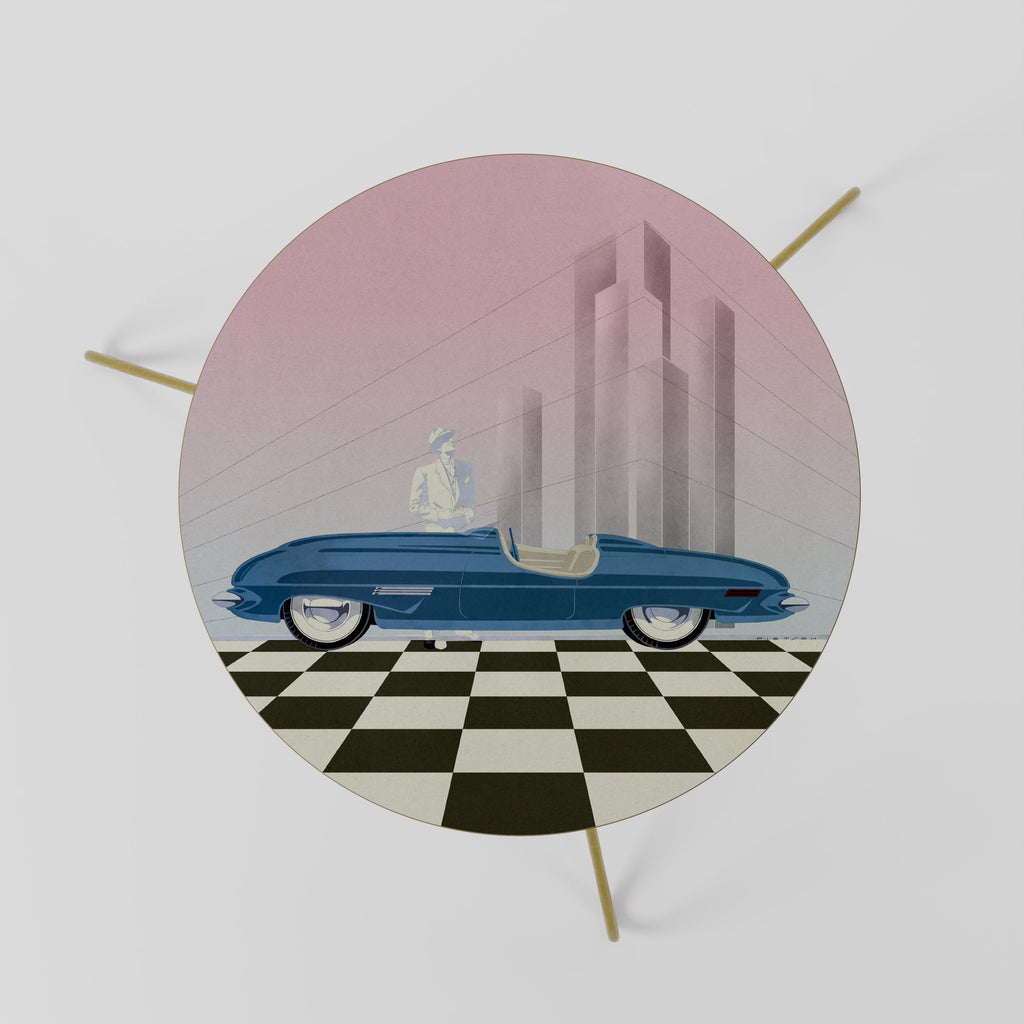 BLUE ROADSTER Mesa de Centro 60