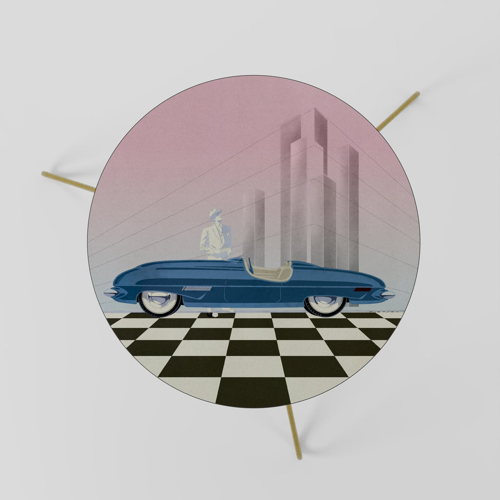 BLUE ROADSTER Mesa de Centro 60