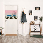 BLUE ROADSTER Peel and Stick Horizontal Poster