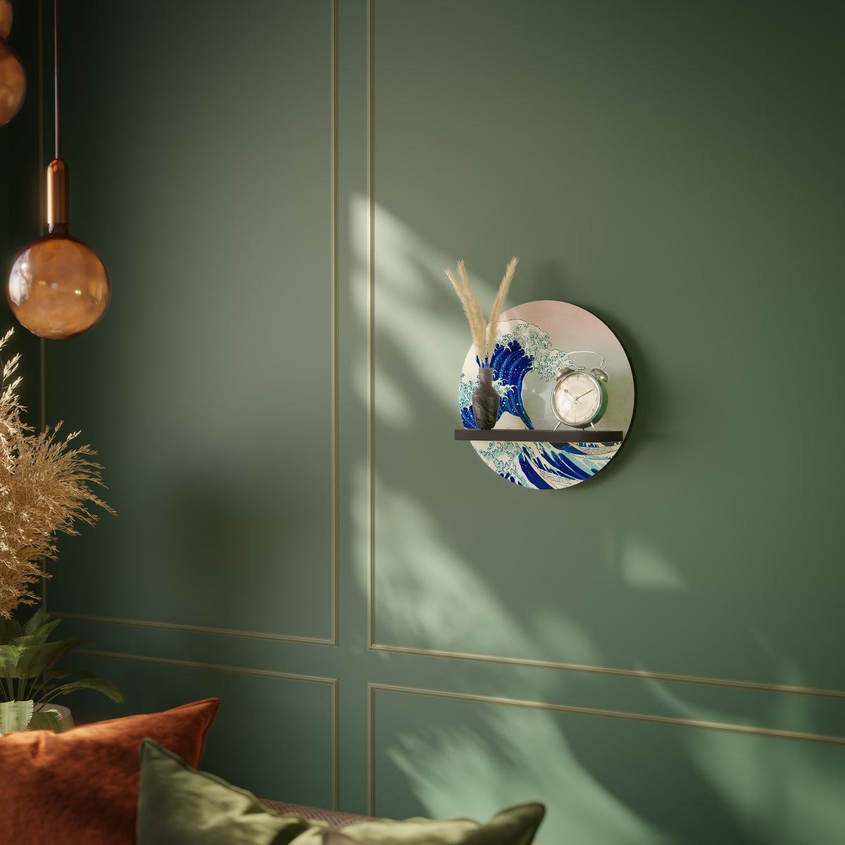 THE GREAT WAVE Prateleira Artística