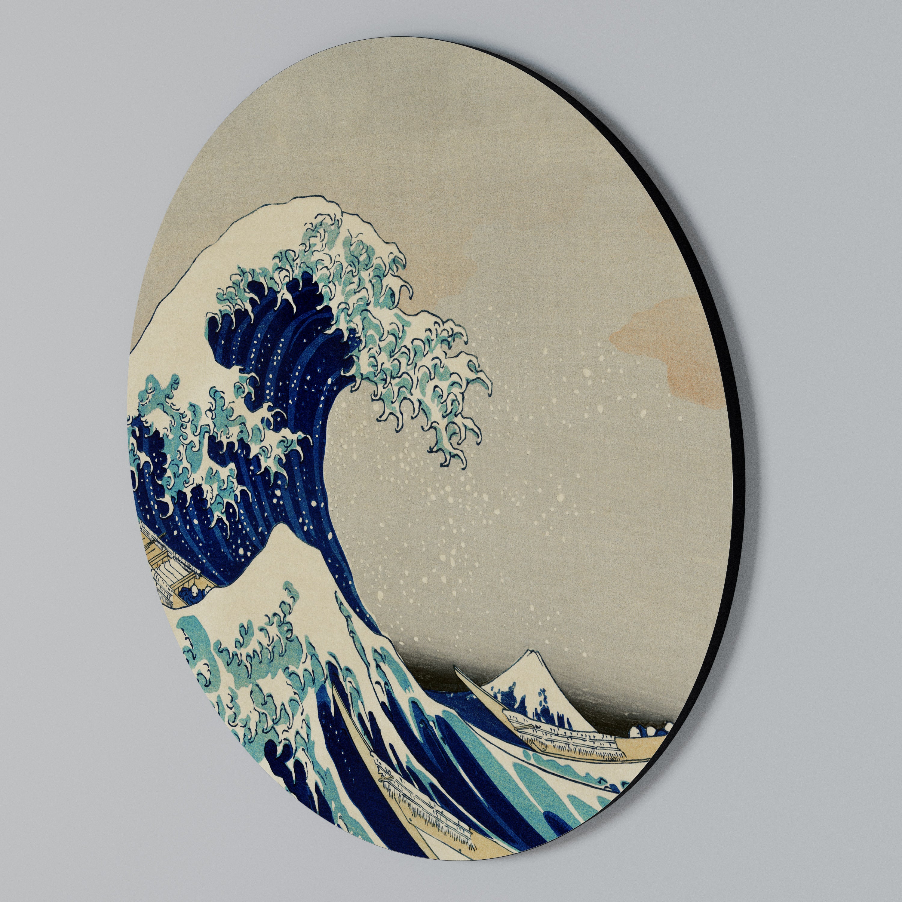 THE GREAT WAVE Arte de Parede Redonda