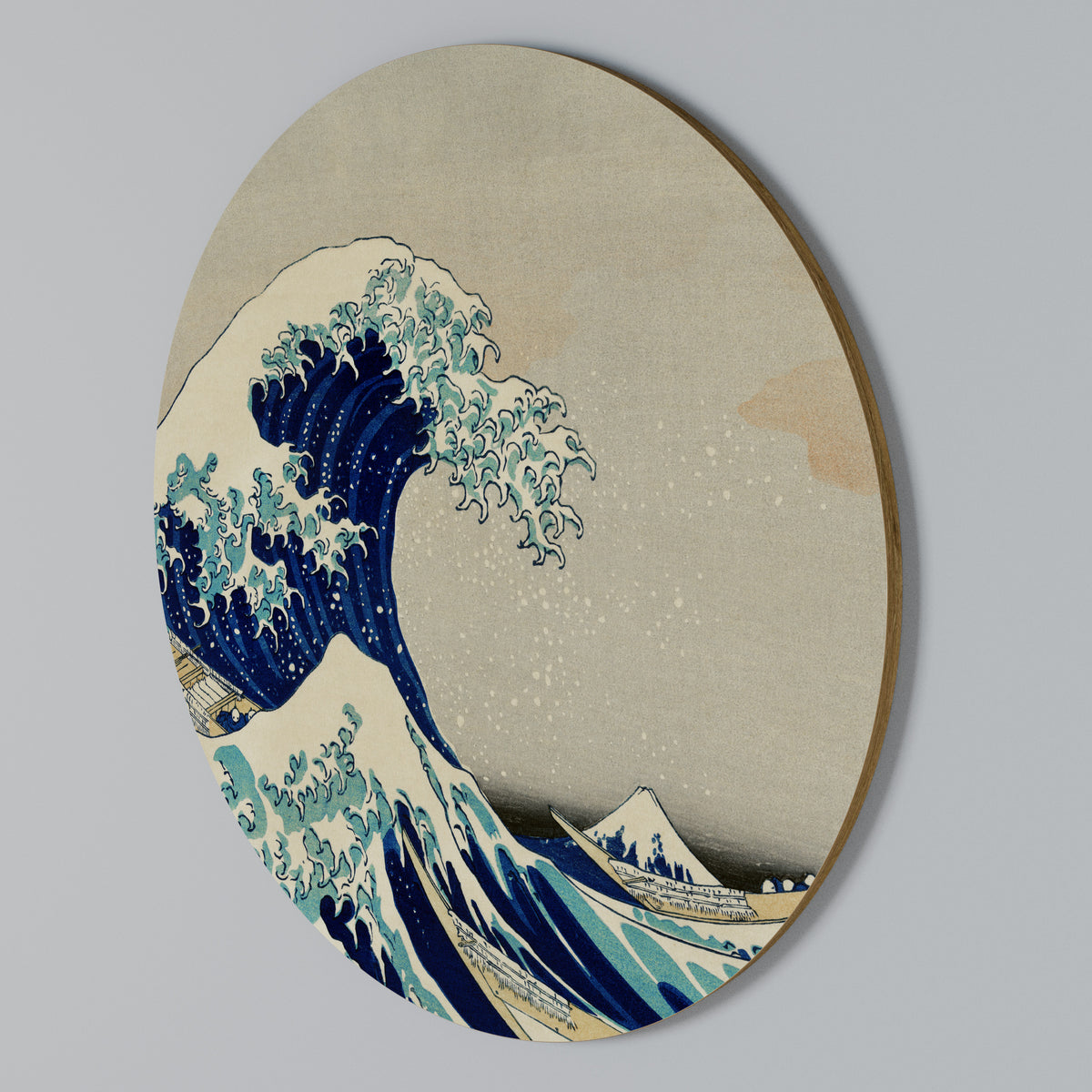 THE GREAT WAVE Arte de Parede Redonda