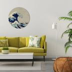 THE GREAT WAVE Round Wall Art