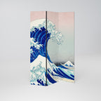 THE GREAT WAVE Biombo de 3 Painéis