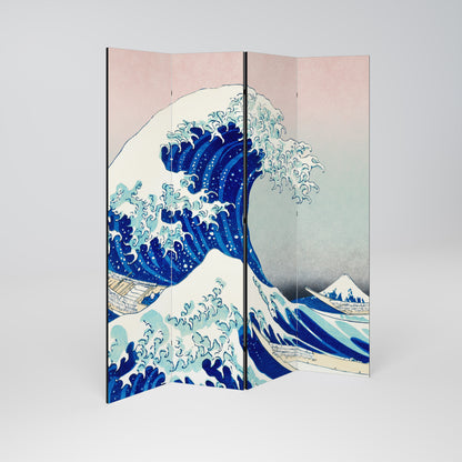 THE GREAT WAVE Biombo de 4 Painéis