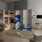 THE GREAT WAVE Biombo de 5 Painéis