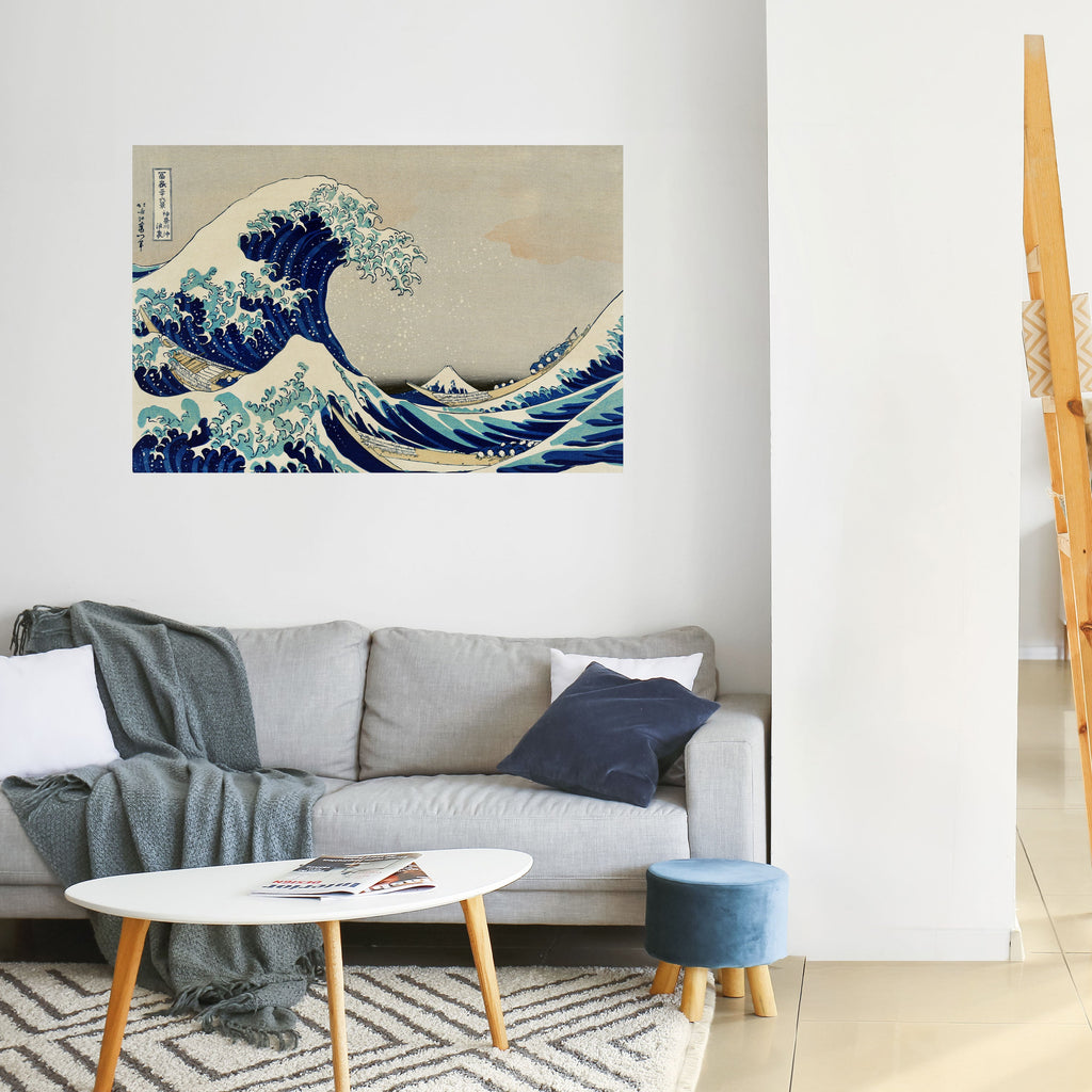THE GREAT WAVE Peel and Stick Horizontal Poster