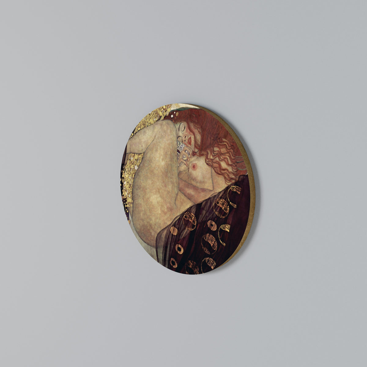 Round Wall Art – DANAE BY KLIMT