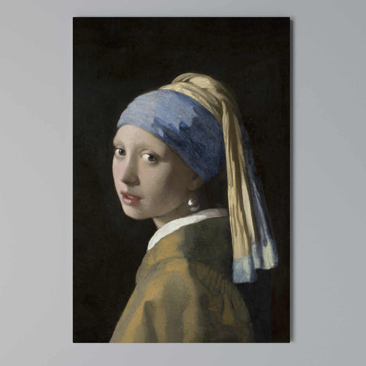 GIRL WITH A PEARL EARING Quadro em tela vertical