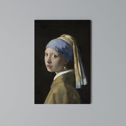 GIRL WITH A PEARL EARING Quadro em tela vertical