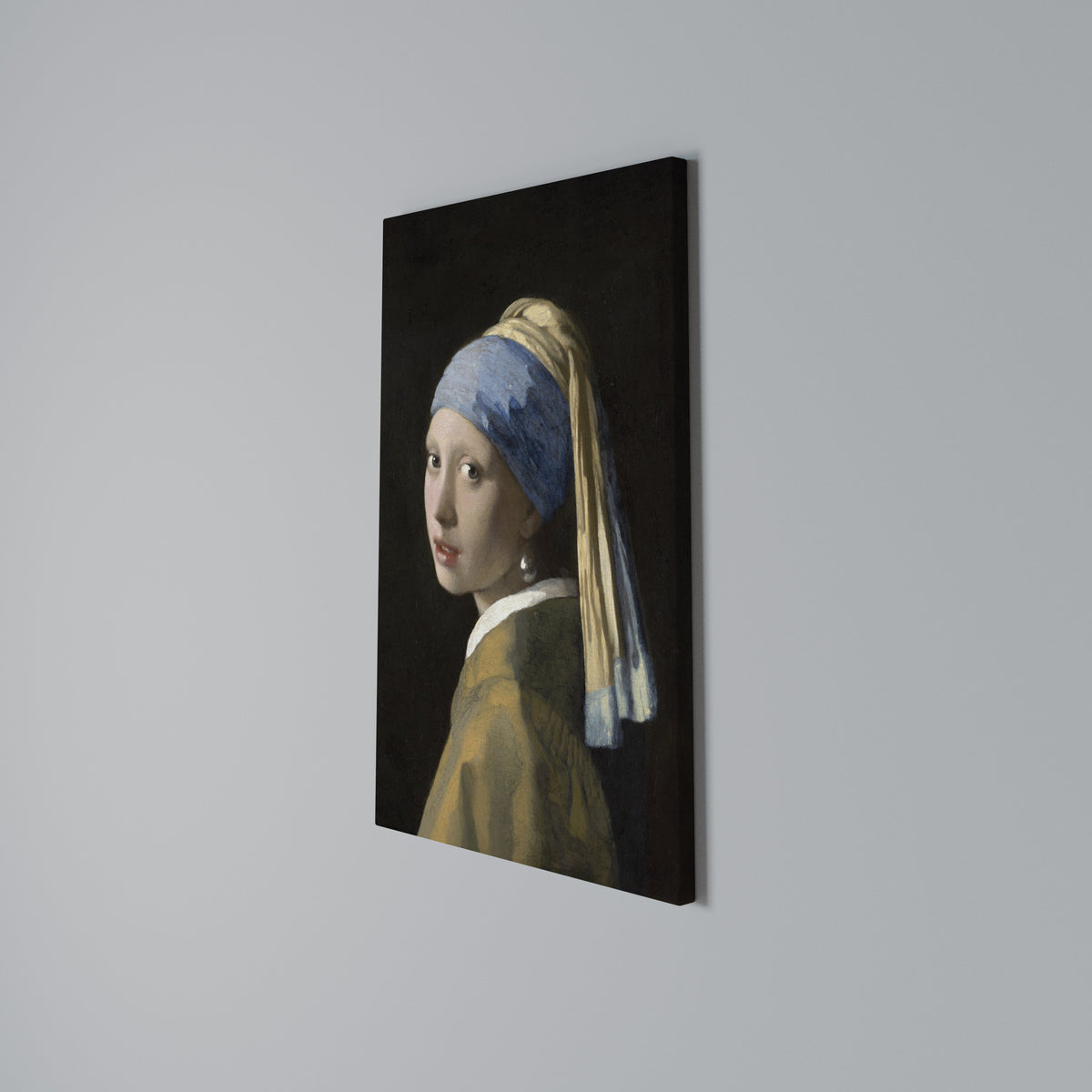 GIRL WITH A PEARL EARING Quadro em tela vertical