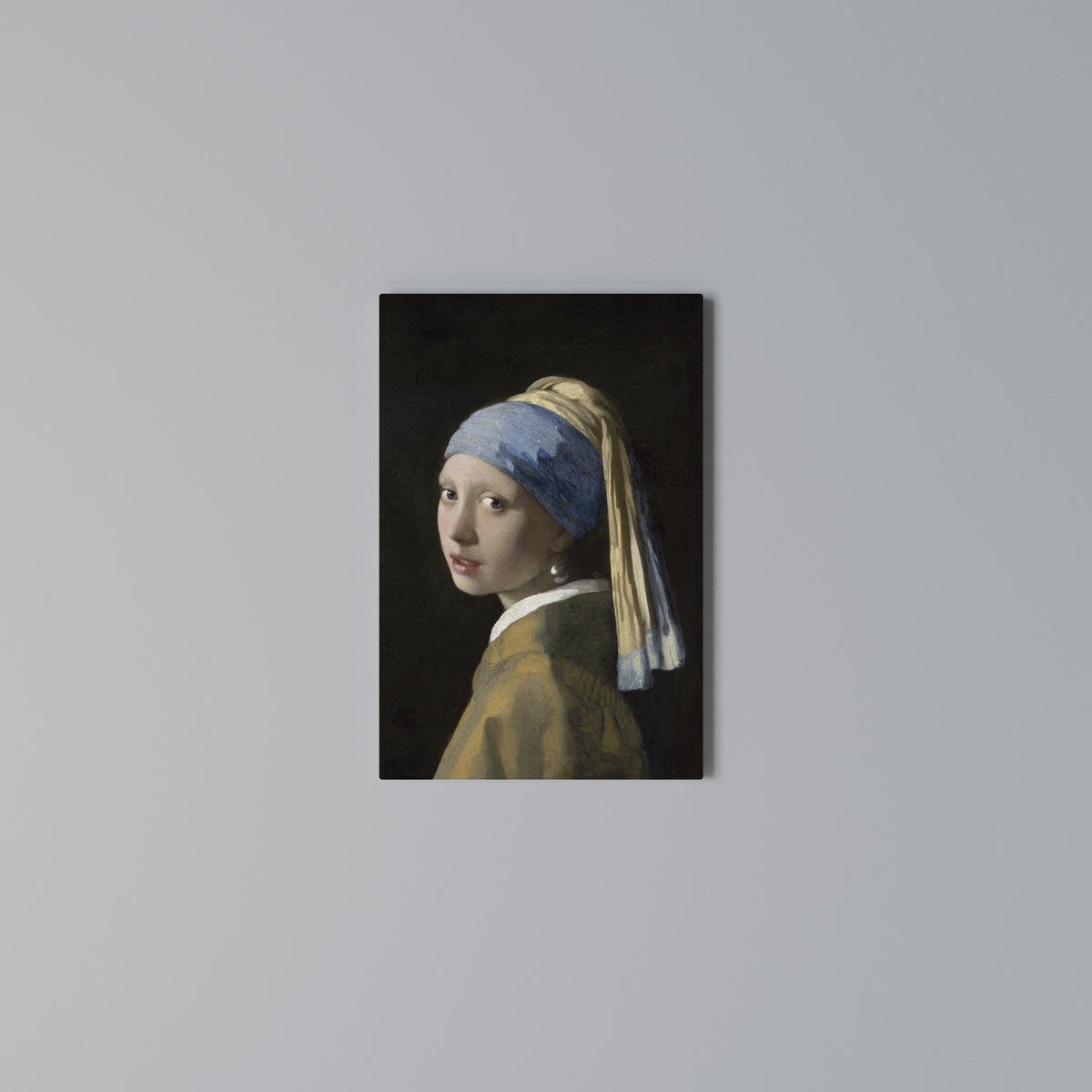 GIRL WITH A PEARL EARING Quadro em tela vertical