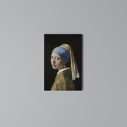 GIRL WITH A PEARL EARING Quadro em tela vertical