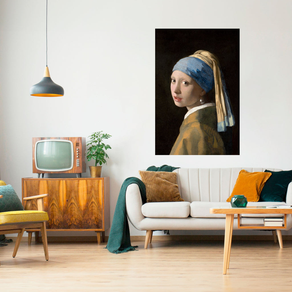 GIRL WITH A PEARL EARING Poster Vertical Autocolante