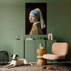 GIRL WITH A PEARL EARING Poster Vertical Autocolante