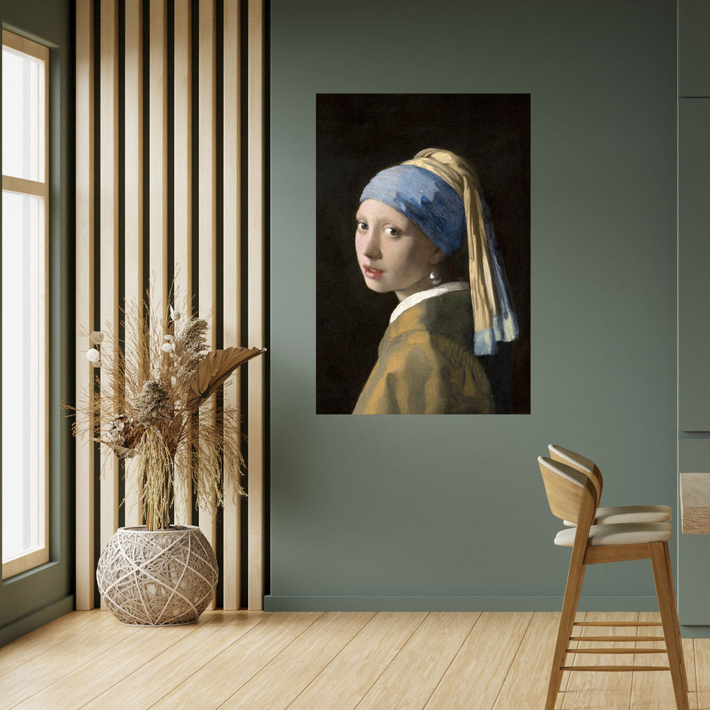 GIRL WITH A PEARL EARING Poster Vertical Autocolante