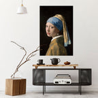 GIRL WITH A PEARL EARING Poster Vertical Autocolante