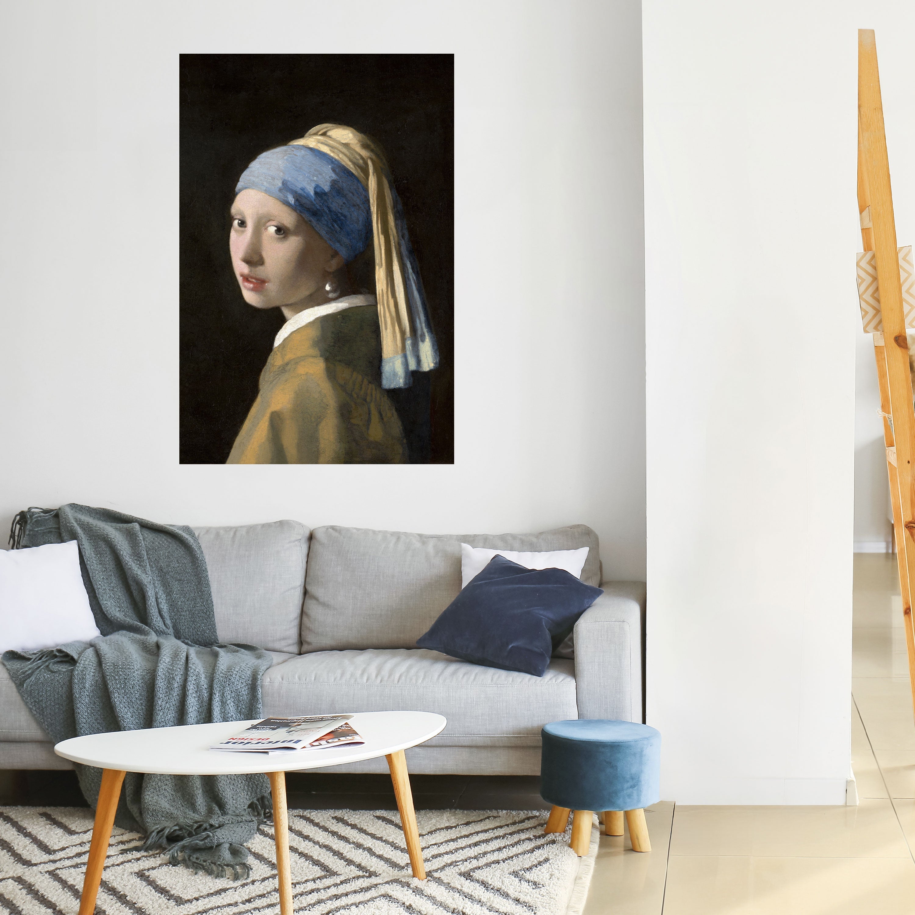 GIRL WITH A PEARL EARING Poster Vertical Autocolante