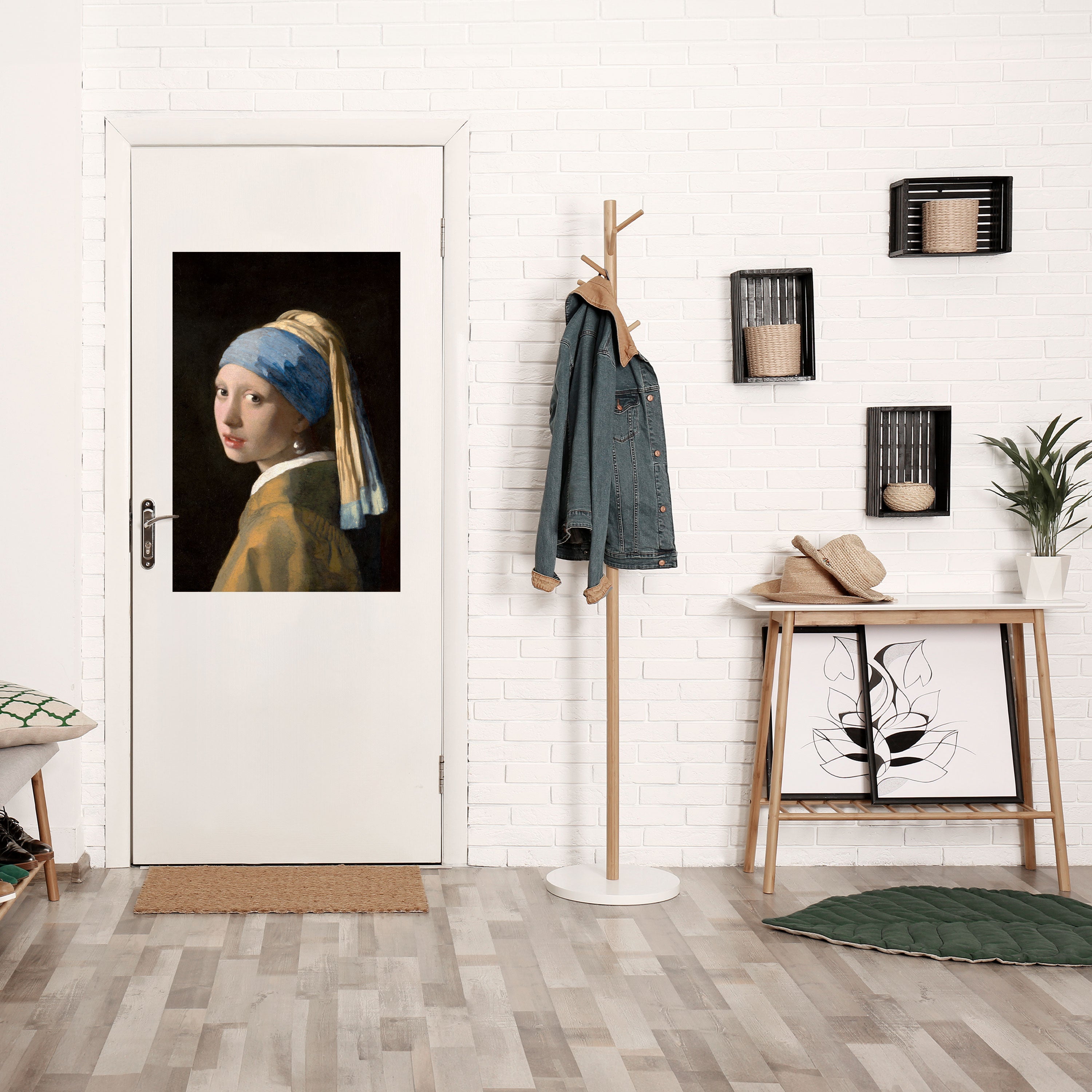 GIRL WITH A PEARL EARING Poster Vertical Autocolante