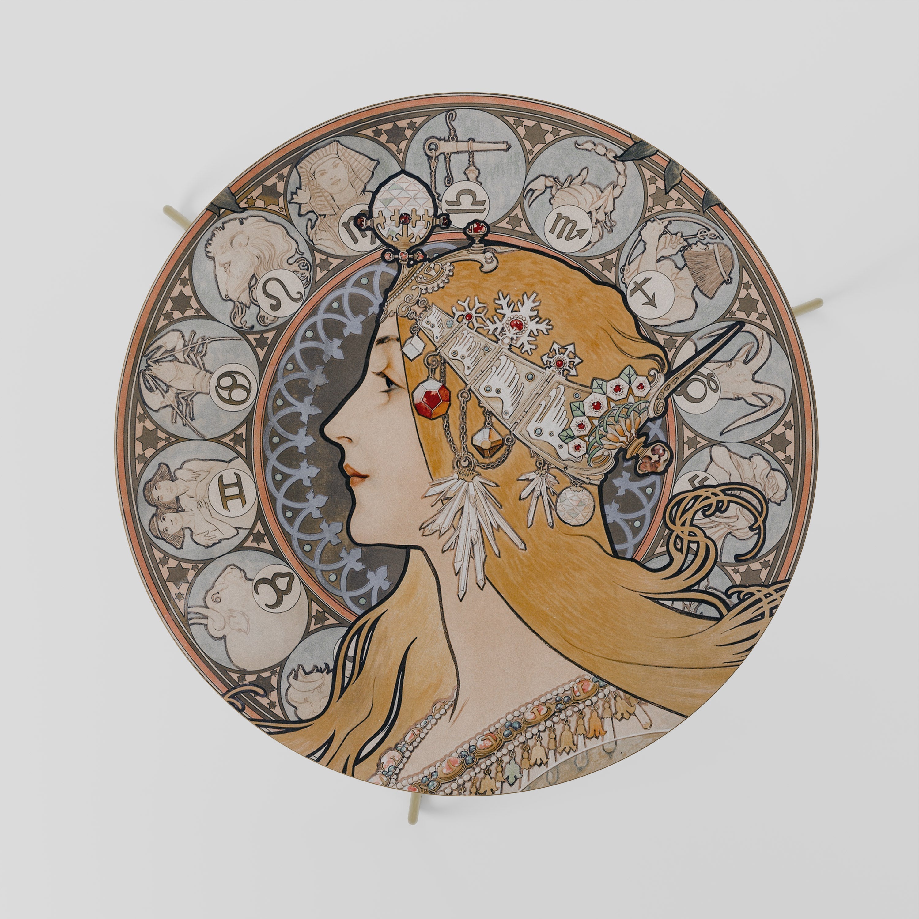 ZODIAQUE OR LA PLUME Mesa de Centro 69