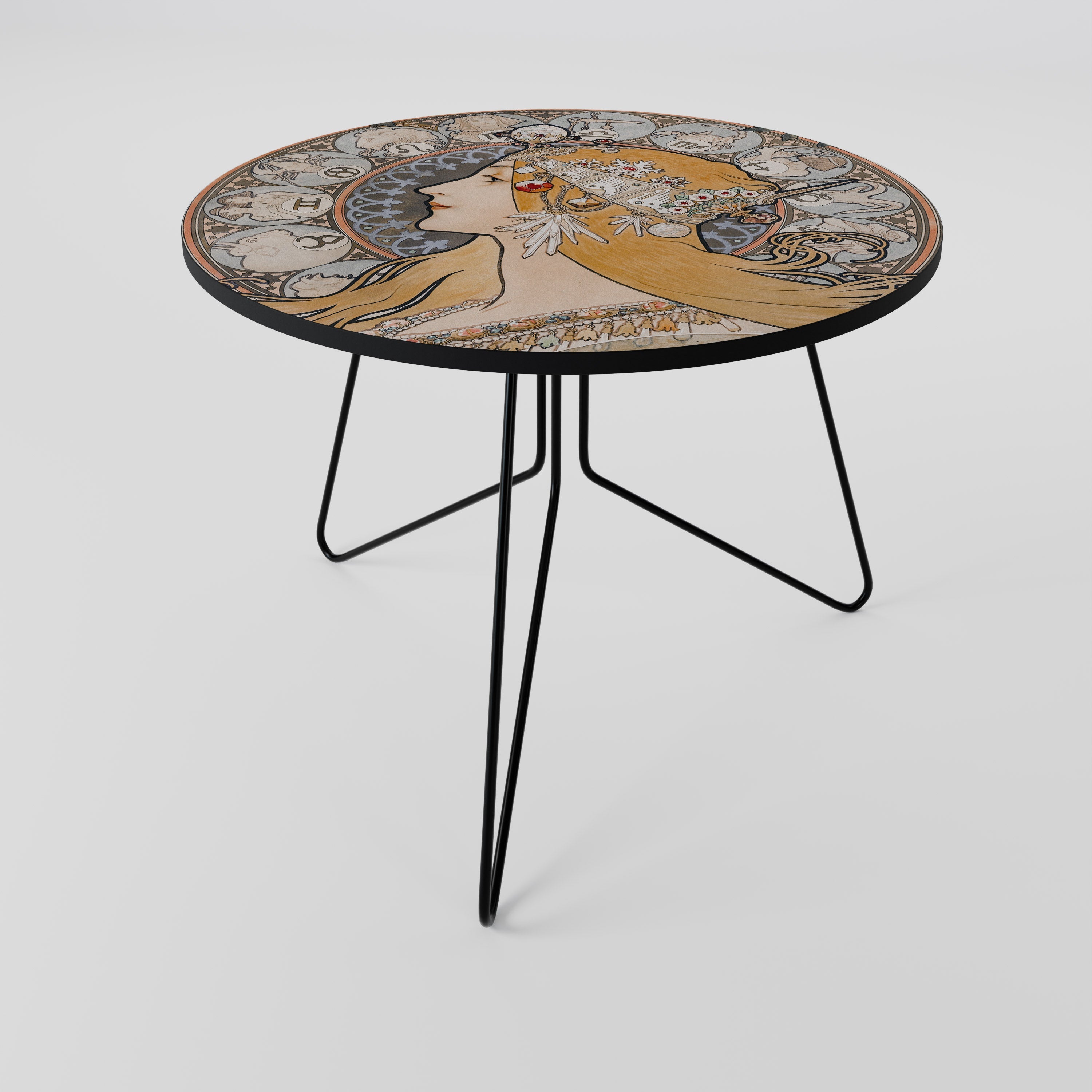 ZODIAQUE OR LA PLUME Mesa de Centro 69