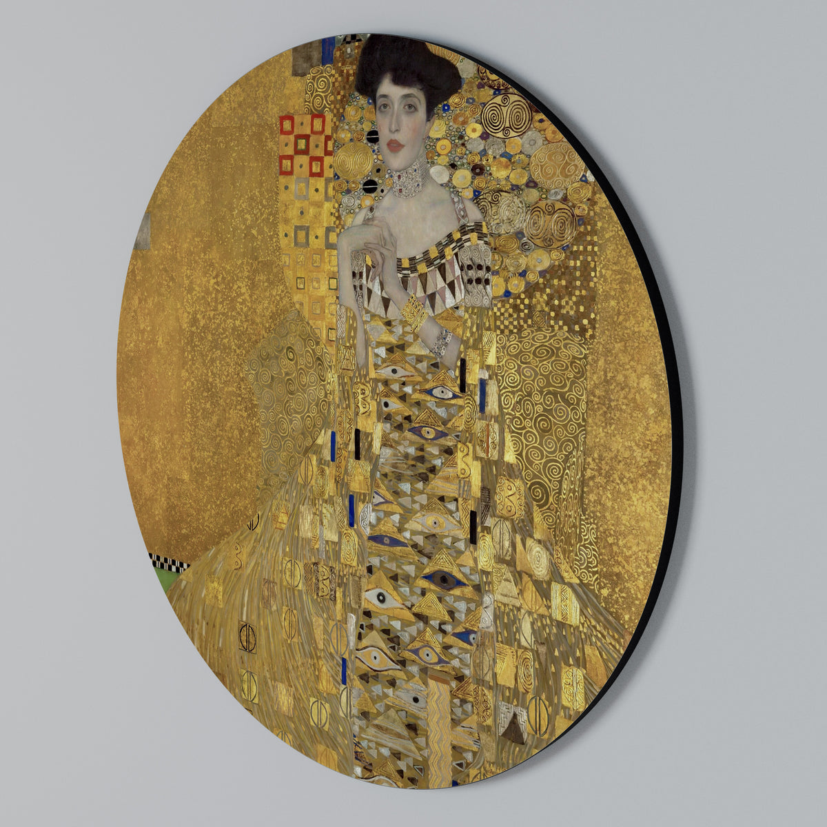 PORTRAIT OF ADELE Arte de Parede Redonda