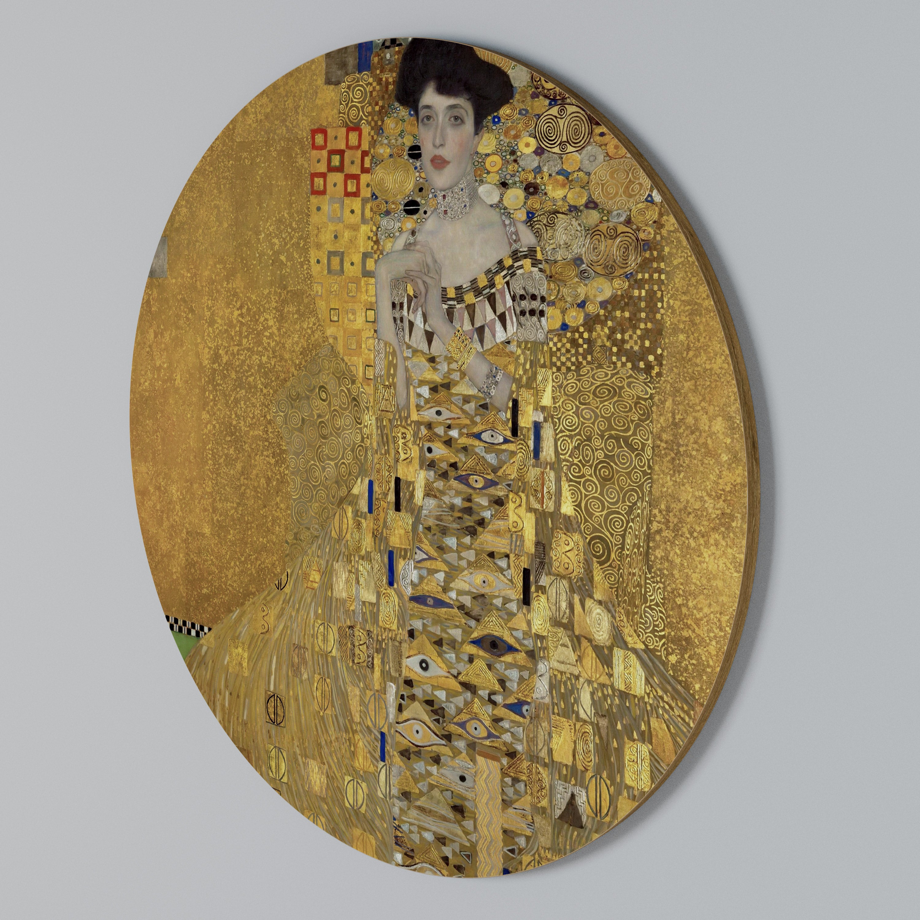 PORTRAIT OF ADELE Arte de Parede Redonda