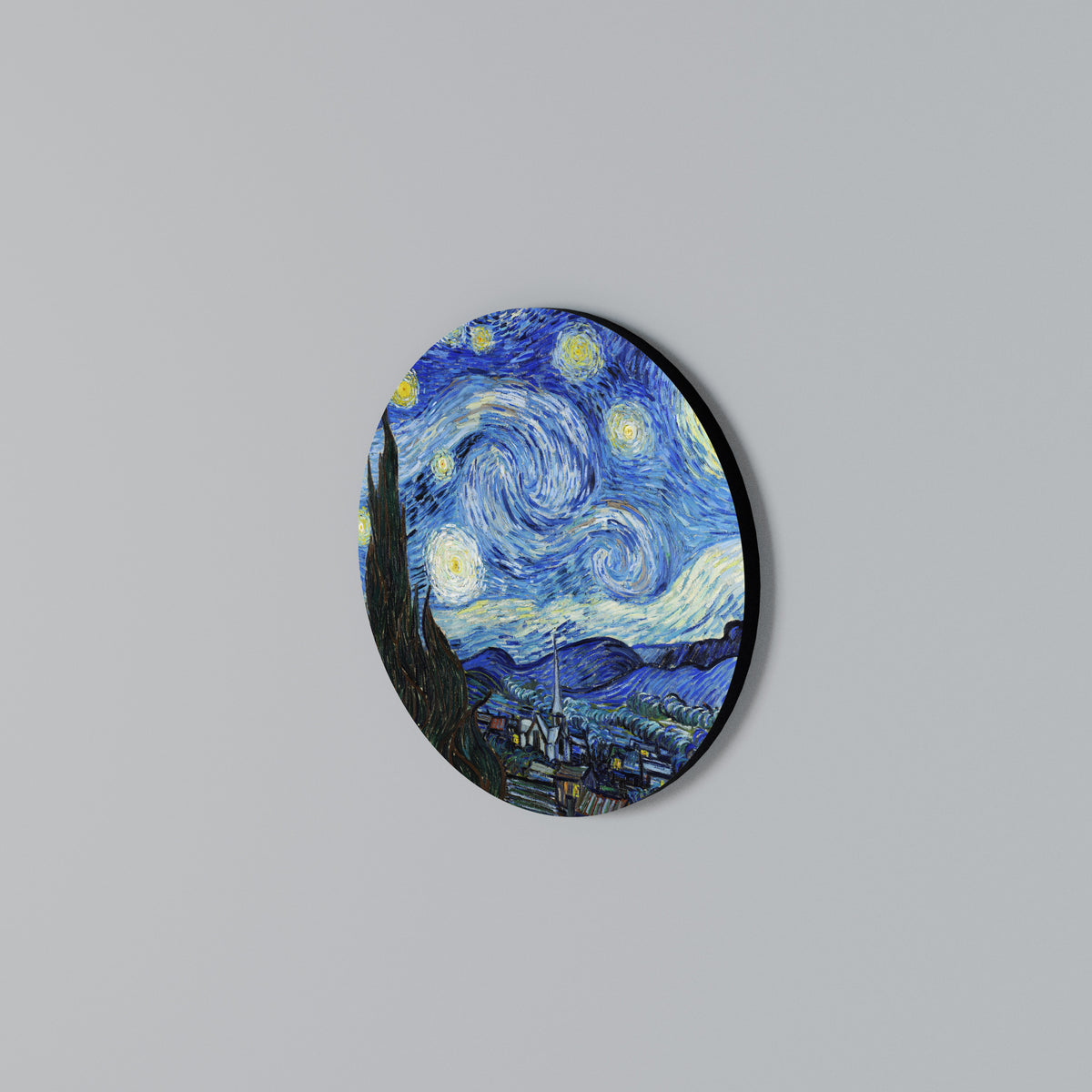 STARRY NIGHT Arte de Parede Redonda