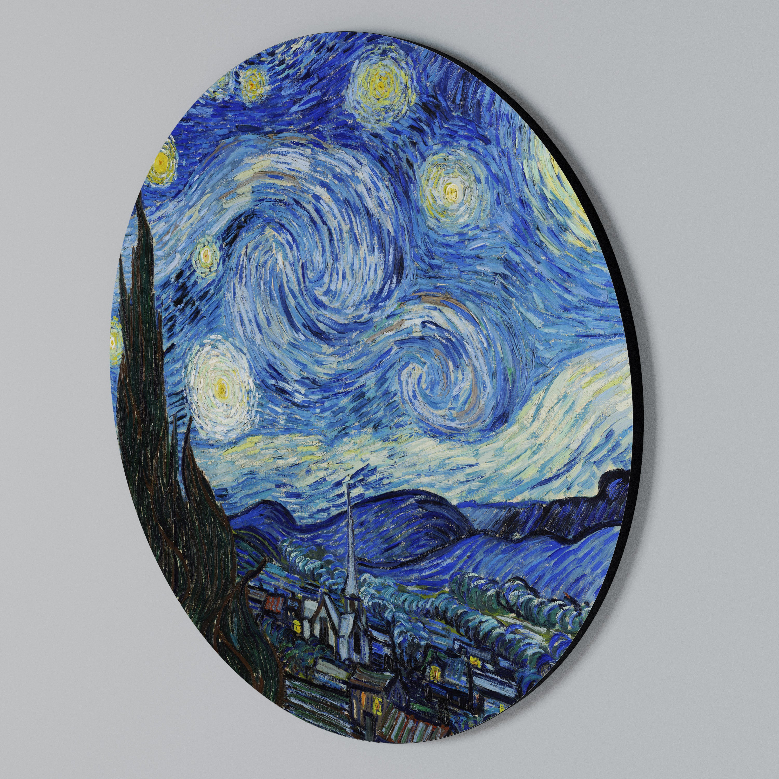 STARRY NIGHT Arte de Parede Redonda