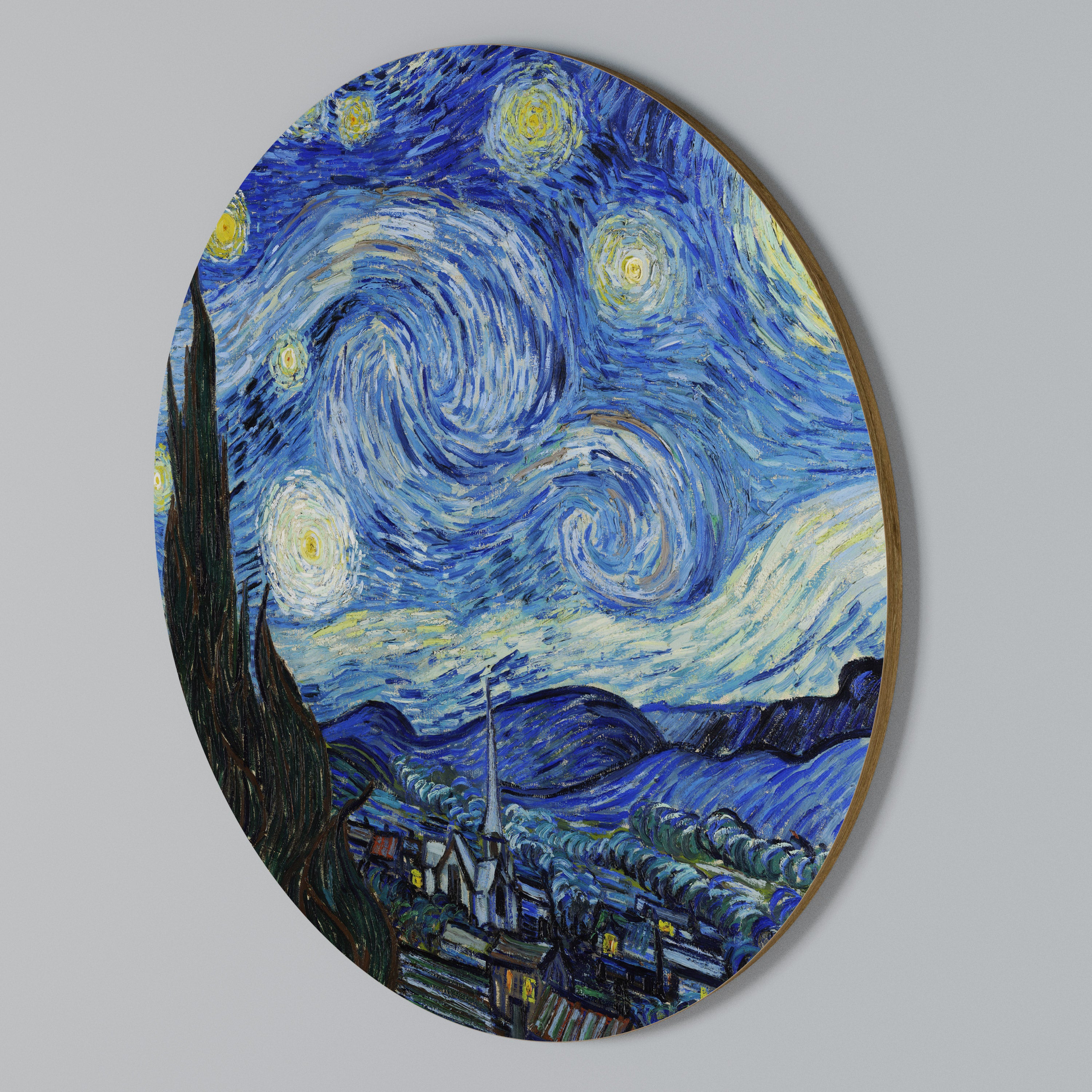 STARRY NIGHT Arte de Parede Redonda