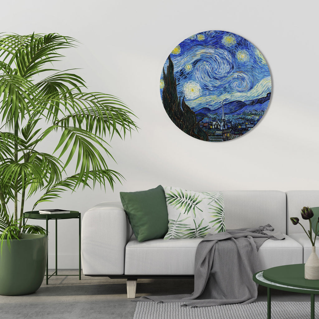 STARRY NIGHT Quadro Redondo Decorativo