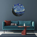 STARRY NIGHT Quadro Redondo Decorativo
