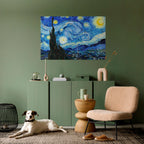 STARRY NIGHT Peel and Stick Horizontal Poster