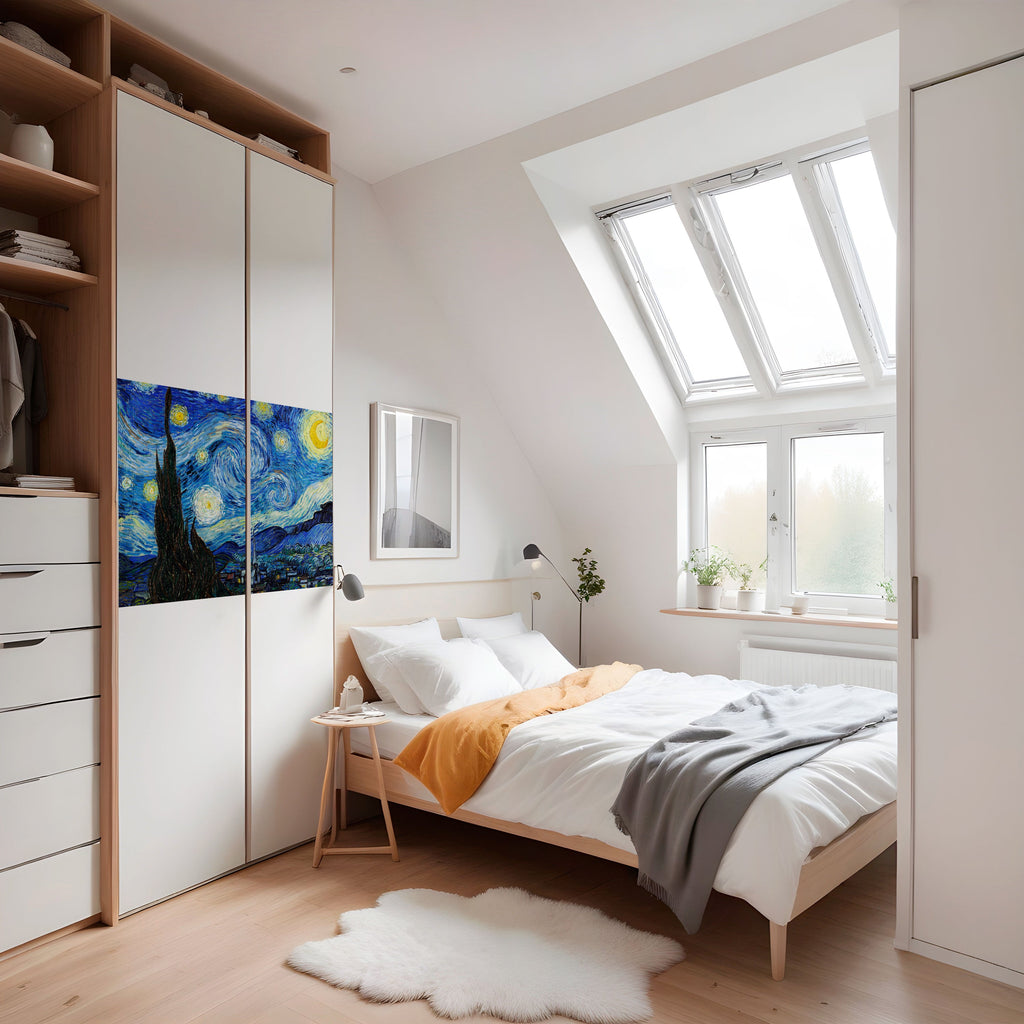 STARRY NIGHT Peel and Stick Horizontal Poster