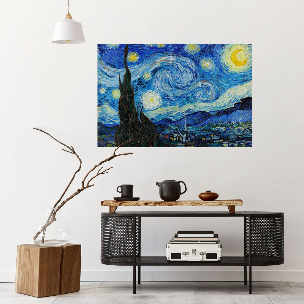 STARRY NIGHT Peel and Stick Horizontal Poster