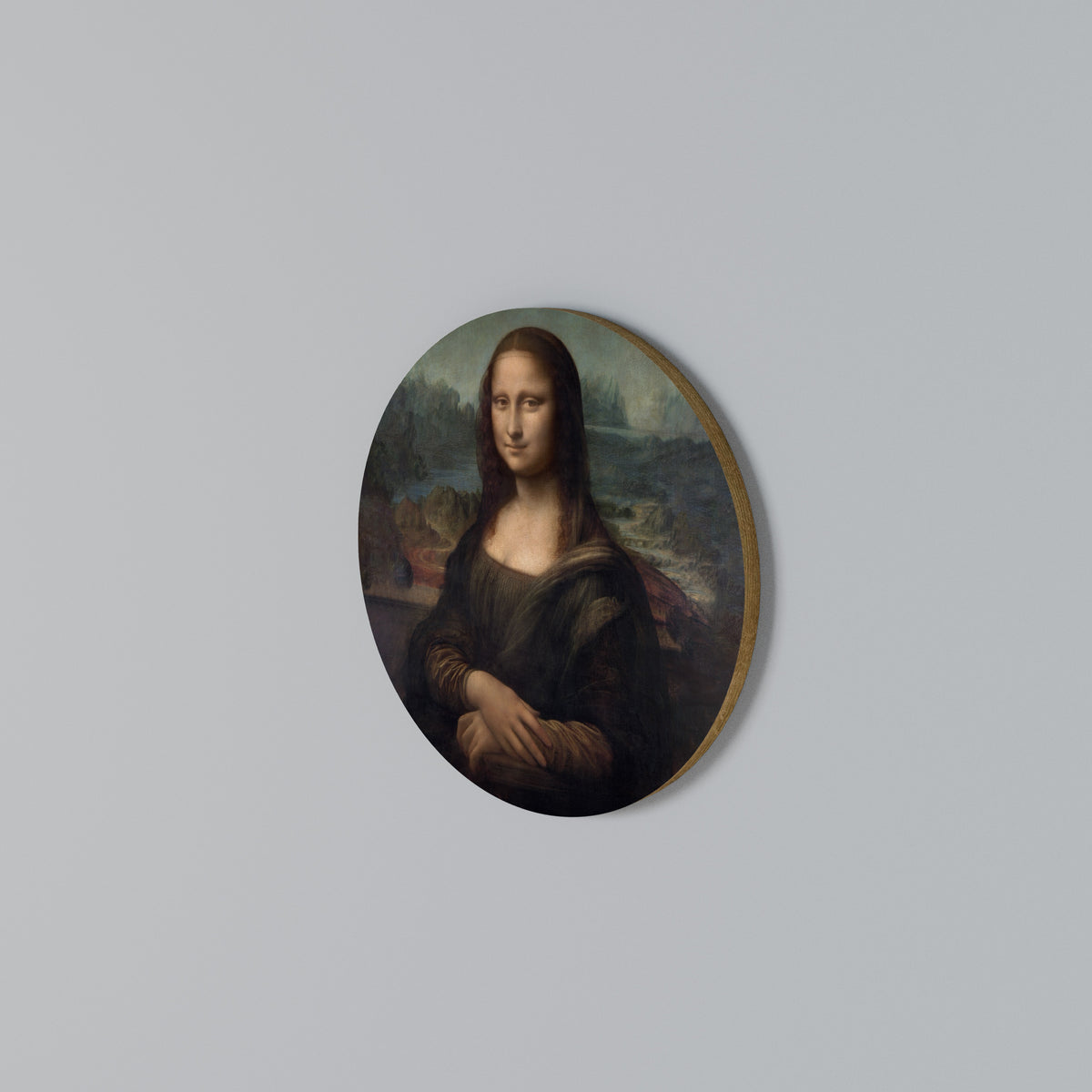 MONA LISA Arte de Parede Redonda