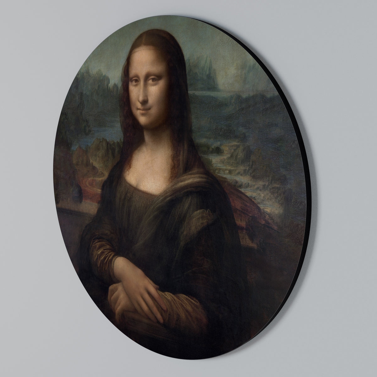 MONA LISA Arte de Parede Redonda