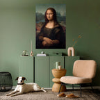 MONA LISA Peel and Stick Vertical Poster