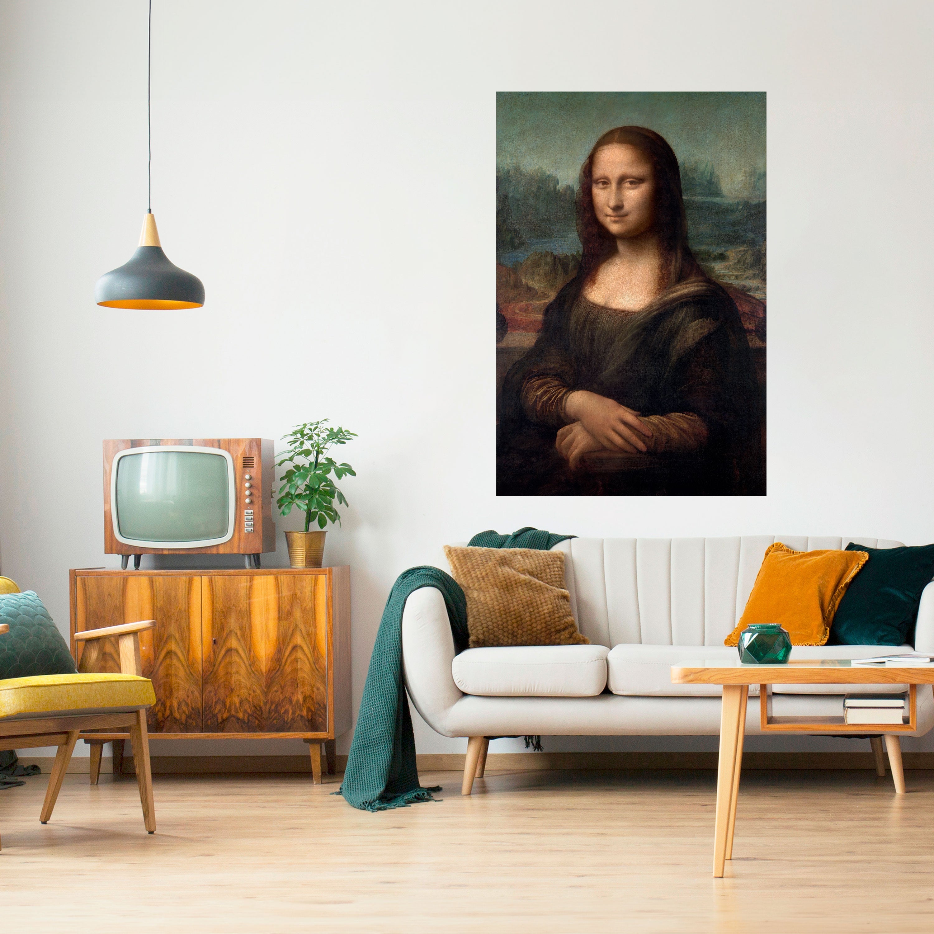 MONA LISA Poster Vertical Autocolante