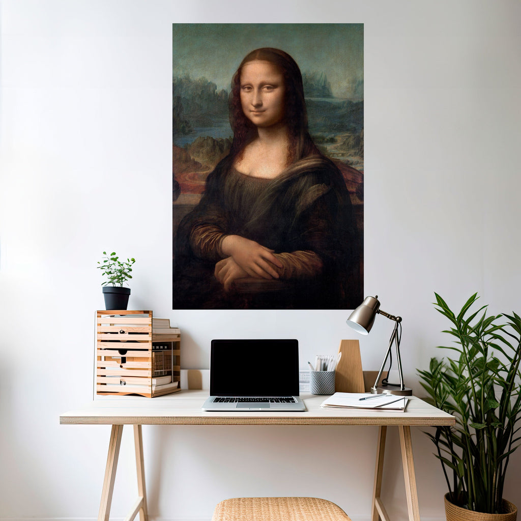 MONA LISA Peel and Stick Vertical Poster