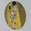 THE KISS Round Wall Art