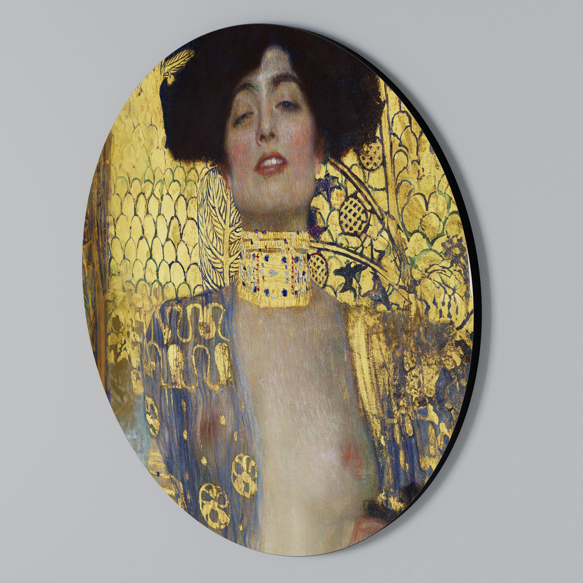 JUDITH & HOLOFERNES Arte de Parede Redonda